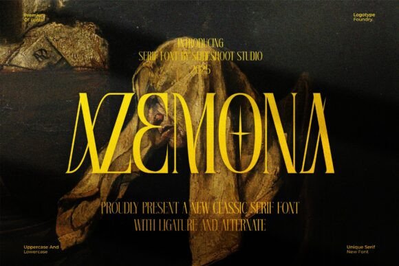 Azemona: The Elegant Serif Font for Crafters