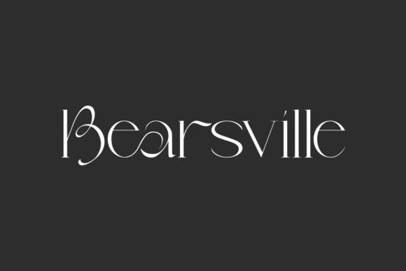 Bearsville Font: Elegant Serif for Crafters