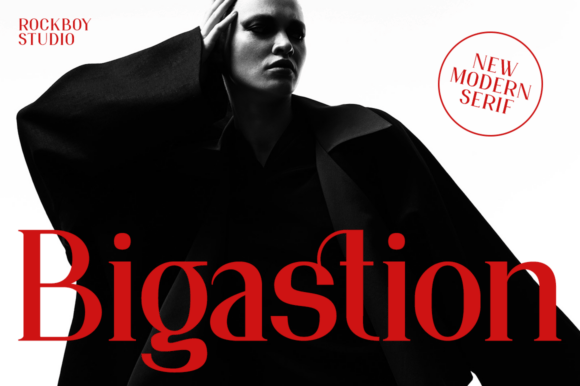 Bigastion: A Refined Serif Font for Editorial Design