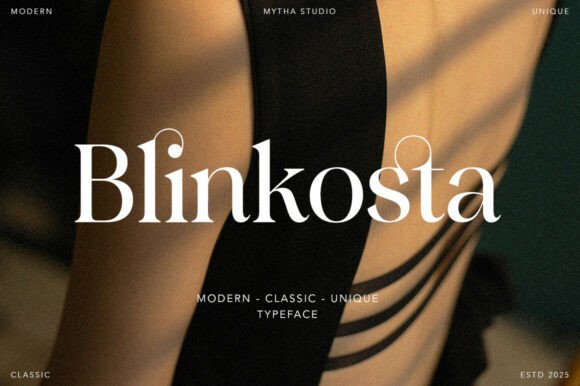 Blinkosta: A Serif Font for Elegant Branding
