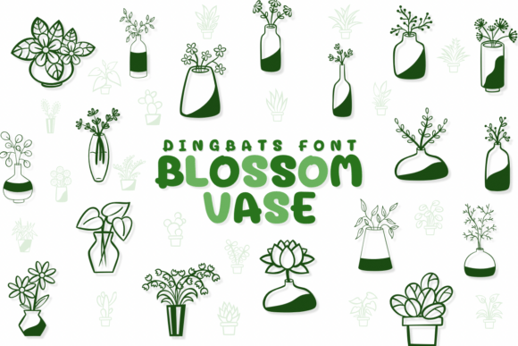Blossom Vase Font: A Gentle Touch for Editorial Design
