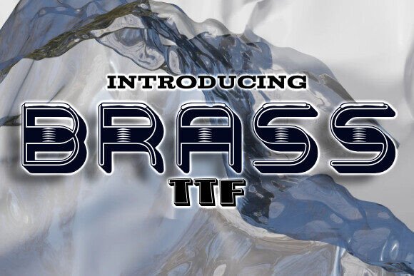 Brass Font: Elevate Your Handmade Designs