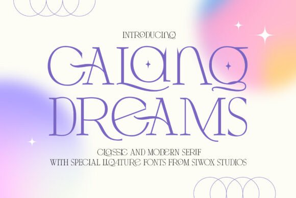 Calang Dreams: A Refined Serif Typeface for Editorial Design