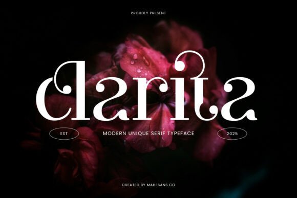 Clarita: A Modern Serif Font for Editorial Design