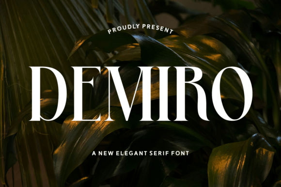 Demiro: An Elegant Serif Font for Digital Design