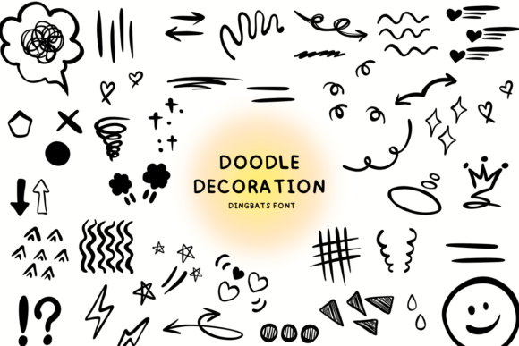 Doodle Decoration: A Playful Font for Crafters