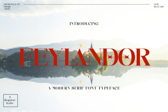 Feylandor: A Serif Font for Elegant Editorial Design