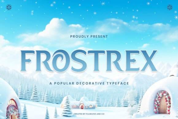 Frostrex: A Magical Display Font for Enchanting Brand Identities