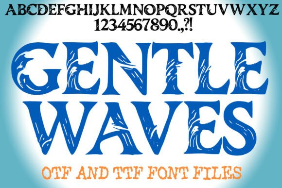 Gentle Waves Font: Elevating Web Design with Fluid Serifs