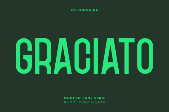 Graciato: A Clean Sans Serif Font for Modern Branding