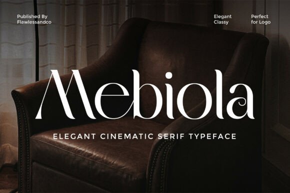Mebiola: A Cinematic Serif Font for Editorial Design