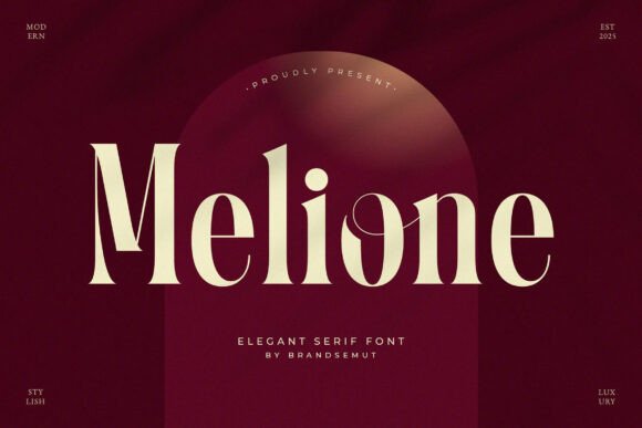 Melione: A Modern Serif Font for Elegant Editorial Design