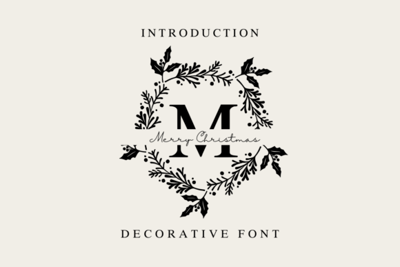 Merry Wreath: A Festive Font for Branding