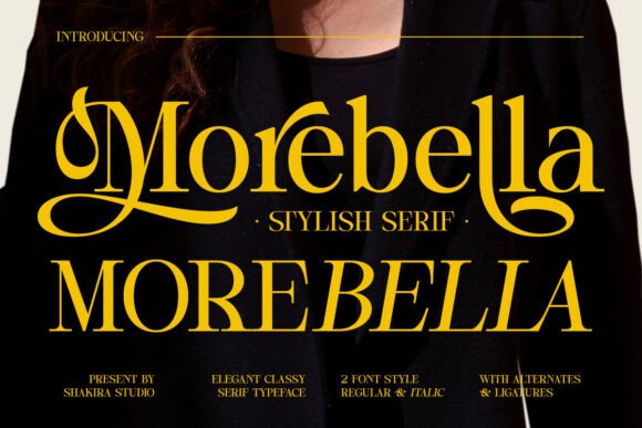 Morebella: A Serif Typeface for Elegant Brands