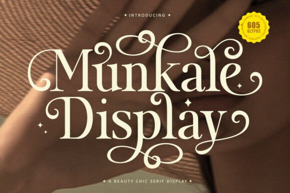 Munkale Display: A Serif Font for Branding