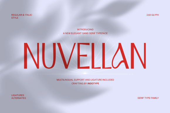 Nuvellan: A Refined Sans Serif Typeface for Modern Editorial Design