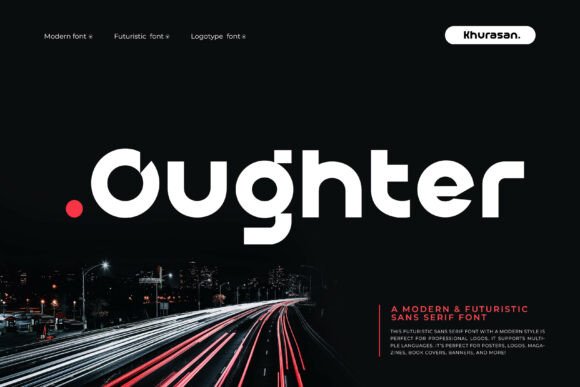 Oughter: A Modern Sans Serif Typeface for Sleek Branding