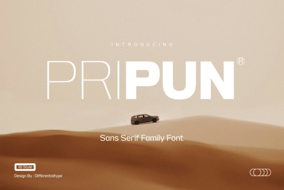 Pripun Font: Precision Sans Serif for Makers