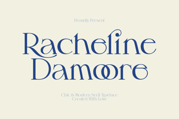 Racheline Damoore: A Chic Serif Typeface