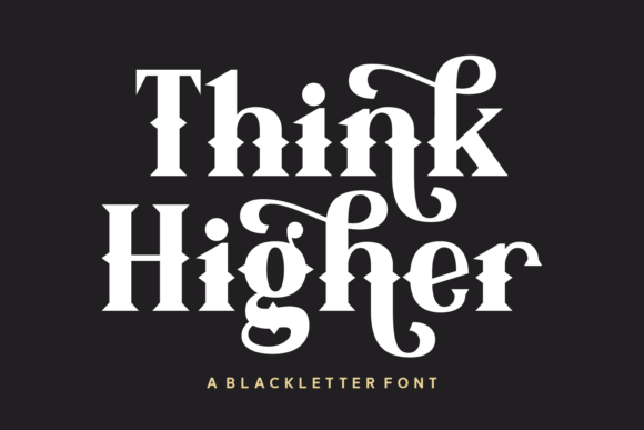 Think Higher Font for Bold Brand Identity