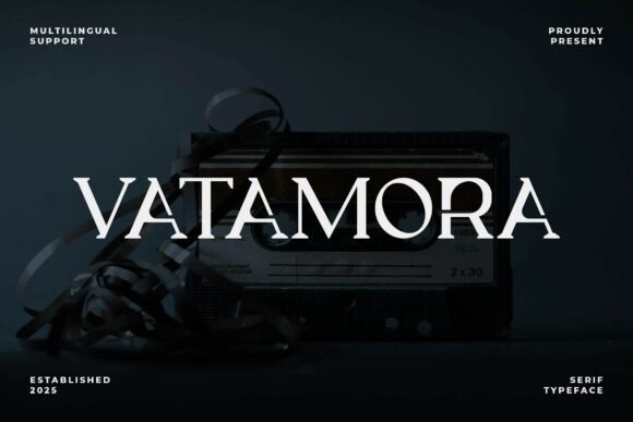 Vatamora: A Timeless Serif Font for Editorial Design